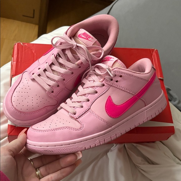 Nike Shoes - Nike Women's pink dunks